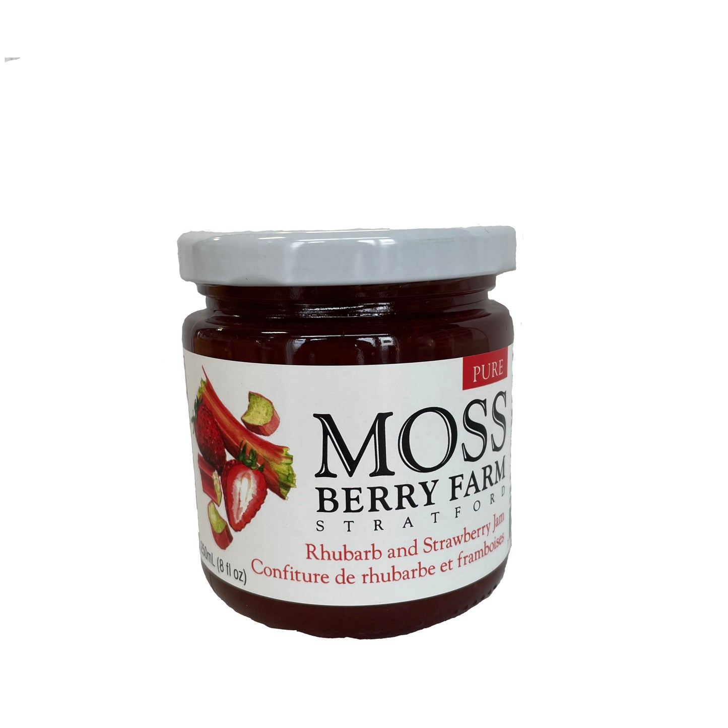 Moss Berry Farm Strawberry Rhubarb Jam