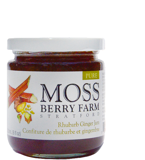 Moss Berry Farm Rhubarb Ginger Jam